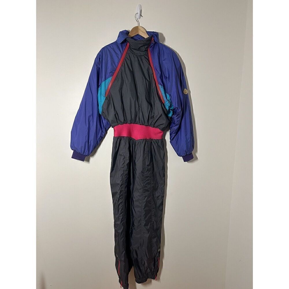 Anoralp Schmello Designer Color Block Skiwear France Snow Suit Women's Size 12